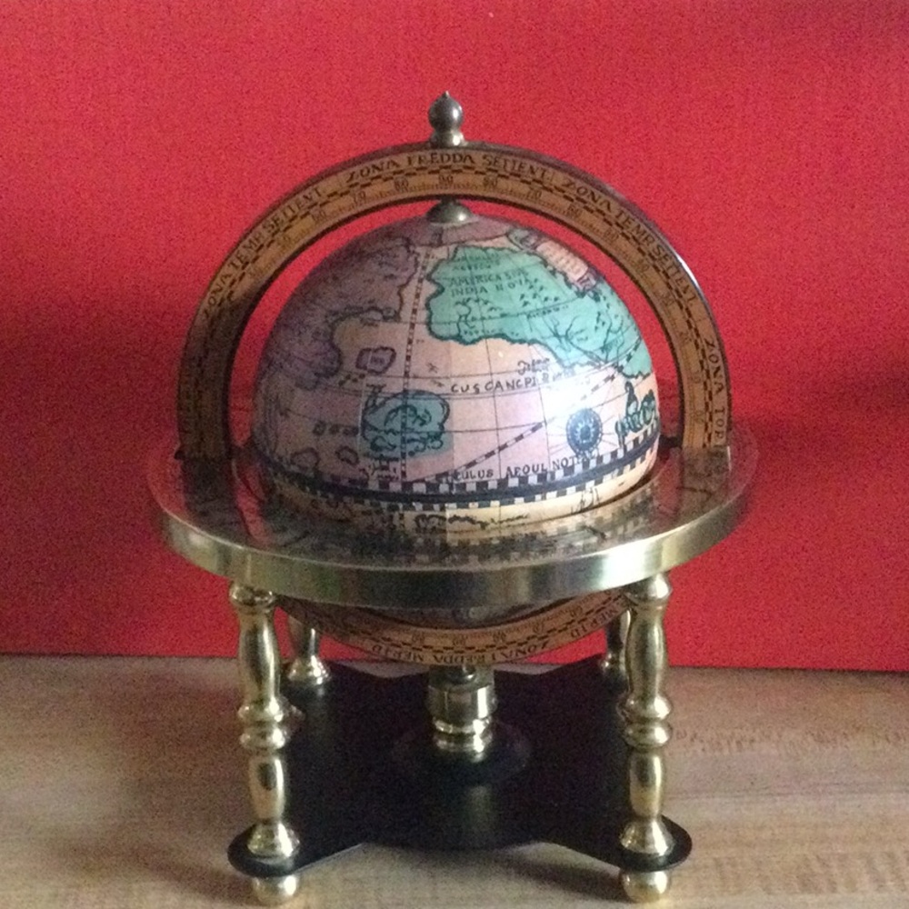 Antique Tabletop Globe